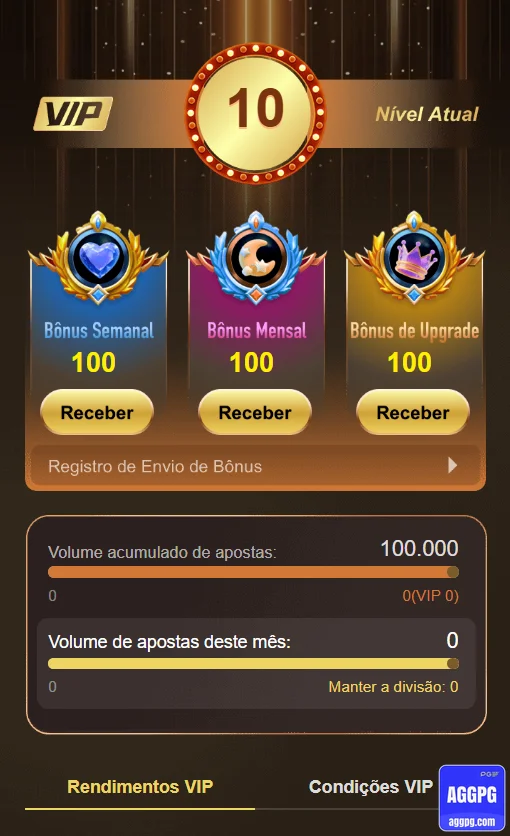 aggpg - premium aplicativo premium - Bônus pelo App